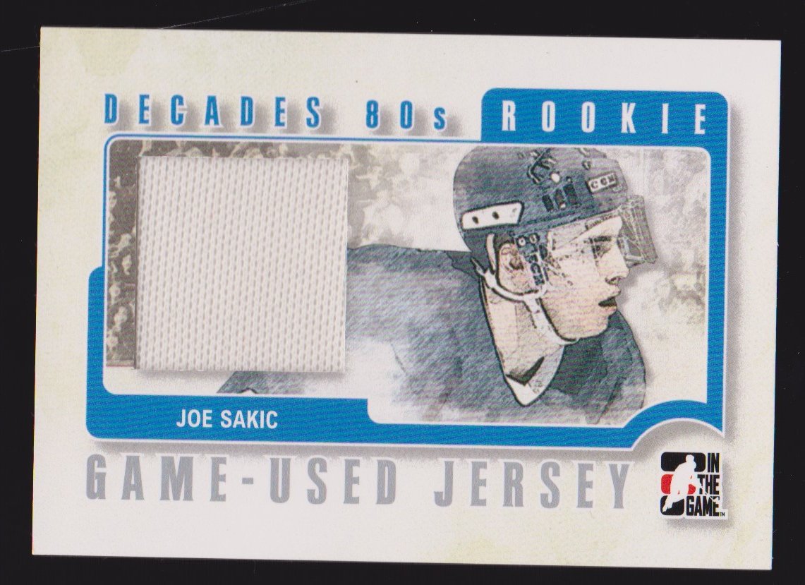 (image for) 2010-11 ITG Decades 1980s Rookie Jerseys Silver #RJ20 Joe Sakic
